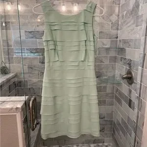 slim fit dress slacks Long Green Dress with Burnt Orange Floral  Azalea Park Fashion